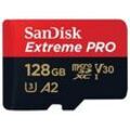 SanDisk Extreme Pro 128GB 200 MB/s micro SDXC UHS-I, U3,