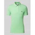 Slim Fit Poloshirt mit Label-Patch Modell 'PIQUE'