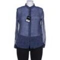 Peter Hahn Damen Bluse, blau, Gr. 44