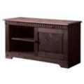 TV-Board HOME AFFAIRE, braun (dunkelbraun), B:94cm H:50cm T:35cm, Sideboards, Breite 94 cm, Belastbarkeit bis 75 kg