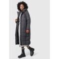 Winterjacke MARIKOO "Nadeshikoo XIV" Gr. 5XL, grau (anthrazit) Damen Jacken extra langer Winter Mantel gesteppt