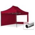 TOOLPORT 3x4,5m Aluminium Faltpavillon, inkl. 2 Seitenteile, rot - (600212)