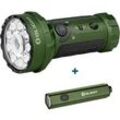 Olight Marauder Mini Leistungsstarke LED Taschenlampe mit 7000 Lumen 600 Meter Bundle