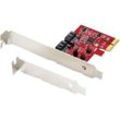 Renkforce RF-4679590 2 Port RAID Controller PCIe x4 Passend für (SSD): SATA SSD inkl. Low-Profile Slotblech