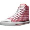 Sneaker ETHLETIC "White Cap Hi Cut" Gr. 42, rosa (tweed pink, just weiß), Schuhe Canvassneaker Sneaker high Sneakerboots Fairtrade Produkt