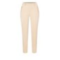 Chinohose MAC "ANNA" Gr. 42, N-Gr, beige (smooth beige), Damen, Obermaterial: 53% Baumwolle, 38% Polyester, 9% Elasthan, Hosen