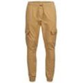 Cargohose ALESSANDRO SALVARINI "ASComfi" Gr. W31 L30, Länge 30, beige Herren Hosen mit Reißverschluss Taschen