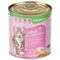 12 x 400 g Lecker.Pet® Leo's Saftige Fleischmahlzeit mit Pute & Gemüse Katzenfutter Nassfutter