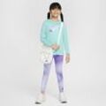 Nike Dri-FIT Set aus Longsleeve, T-Shirt und Leggings (jüngere Kinder) - Lila