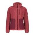 Winterjacke ALIFE & KICKIN "Damen AnoukAK G" Gr. L, rot (astro dust), Damen, 100% Polyester, Jacken, Stylische Teddy Plüschjacke mit hohem Kragen und Fleece-Innenfutter