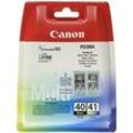 Canon PG-40 / CL-41 - Schwarz + 3 Farben - Druckerpatrone - Multipack