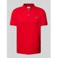 Regular Fit Poloshirt mit Label-Detail