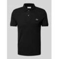 Slim Fit Poloshirt mit Label-Patch Modell 'PIQUE'