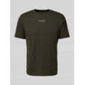 Regular Fit T-Shirt aus reiner Baumwolle mit Label-Print