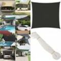 Sonnensegel Oxford-Gewebe Quadratisch 4,5x4,5 m Anthrazit - Sonnensegel - Sonnenschutz - Home & Living - Anthrazit