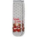 1 Paar Damen Socken mit Winter-Motiv