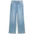 TOM TAILOR DENIM Damen Wide Leg Jeans, blau, Uni, Gr. M