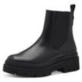 Chelseaboots MARCO TOZZI Gr. 40, schwarz Damen Schuhe Blockabsatz, Stiefelette, Schlupfboots mit Feel Me-Ausstattung