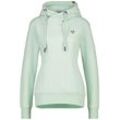 Kapuzensweatshirt ALIFE & KICKIN "Damen SarahAK A" Gr. L, grün (fresh mint melange), Damen, 50% Baumwolle 50% Polyester, Sweatshirts, Hoodie Kapuzenpullover, Sweatshirt mit Kapuze und Kängurutasche