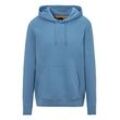 Kapuzensweatshirt BOSS ORANGE "Wetalk", Herren, Gr. M, light, pastel blau459, Sweatware, Obermaterial: 100% Baumwolle, unifarben, casual, regular fit hüftlang, hoch geschlossener Ausschnitt, Sweatshirts, mit gesticktem BOSS Markenlabel