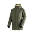 Funktionsjacke MAIER SPORTS "SENNE" Gr. 48, grün (moosgrün), Herren, 100% Polyester, Jacken, Herren Outdoor-Jacke, wind/wasserdicht, 6 geräumige Taschen