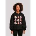 Kapuzenpullover F4NT4STIC "Hippie Santa Weihnachten Tree Cocoa", Damen, Gr. M, schwarz, Obermaterial: 100% Baumwolle, casual, oversize, Langarm, Pullover Hoodie Sweatshirt, Premium Qualität, Christmas Collection