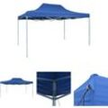 Faltzelt Pop-Up 3x4,5 m Blau - Pavillons & Partyzelte - Blau - The Living Store