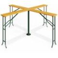 Deuba - Casaria Stehtisch Quattro xxl Hoch Klappbar Bierzeltgarnitur Outdoor Indoor Hochtisch Klapptisch Bistrotisch Bartisch Biertisch Gartentisch