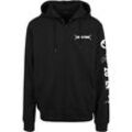 Sweatjacke MERCHCODE "Merchcode Herren Linkin Park Anniversary Logo Zip Hoody" Gr. L, schwarz, Herren, 95% Baumwolle, 5% Elasthan, unifarben, Sweatjacken Hoodie Sweatshirt