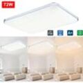 72W led Deckenleuchte Dimmbar Deckenlampe mit Fernbedienung Wohnzimmer Lampe für Schlafzimmer, Kinderzimmer, Küche, Büro, Flur, Bad, Innen IP44