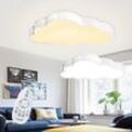 Aufun - 48W Dimmbar led Deckenleuchte Wolken Deckenlampe mit Fernbedienung ,Wolken Kreativität Design Lampe,für Kinderzimmer Arbeitszimmer