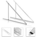 Swanew - Solarpanel Flachdach Halterung PV-Modul Aufständerung Balkonkraftwerk bis 104 cm Neigungswinkel verstellbar 0-90°