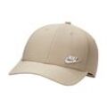 Nike Dri-FIT Club strukturierte Cap mit Metalllogo - Braun