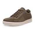 Sneaker ECCO "BYWAY", Herren, Gr. 47, grau (taupe), Nubukleder, sportlich, Schuhe, mit softem Schaftrand, Freizeitschuh, Halbschuh, Schnürschuh