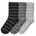 3 Paar Damen Socken gestreift