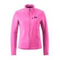 Fahrradjacke GONSO "ADVENTURE JACKET SOFTSHELL W" Gr. 34, pink (neonpink), Damen, 100% Polyester, Jacken, Damen Radjacke, atmungsaktiv, Slim Fit