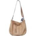 Abro Damen Handtasche, beige, Gr.