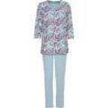 Baumwoll-Pyjama Set, hellblau, 44/46