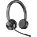 HP Poly Savi 7220 Stereo DECT Computer On Ear Headset DECT Stereo Schwarz Lautstärkeregelung, Mikrofon-Stummschaltung