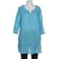 Peter Hahn Damen Bluse, blau, Gr. 46