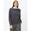 BRAX Damen Strickpullover Style LIZ, Grau, Gr. 34