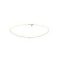 Collier ELLI "Basic Stern Astro Choker 925 Sterling Silber" Halsketten Gr. Silber 925 (Sterlingsilber), L: 36cm, goldfarben (gold) Damen