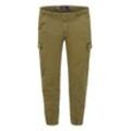 Cargohose BLEND "Cargohose BHNan" Gr. 46, Länge 32, grün (martini olive) Herren Hosen