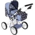 Kombi-Puppenwagen CHIC2000 "Leni, Sternchen", blau (sternchen), Puppenwagen, KinderB:37cm H:68cm T:64cm, Metall, Kunststoff, Stoff, B:37cm H:68cm T:64cm