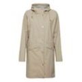 Regenjacke ICHI "Regenjacke IHTazi" Gr. L, beige (doeskin), Damen, Obermaterial: 100% Polyester PES., Jacken