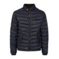 Steppjacke BLEND "Steppjacke BHCamaro", Herren, Gr. L, grau (india ink), Obermaterial: 100% Nylon NY., casual, regular fit normal, Jacken