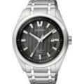 Titanuhr CITIZEN "Super Titanium, AW1240-57E", silber (silberfarben), Armbanduhren, Herren, Armbanduhr, Herrenuhr, Solar, Datum, Titan