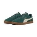 Sneaker PUMA "PUMA Club II Era Sneakers aus Wildleder Erwachsene", Gr. 40, schwarz myrtle alpine snow gum grün weiß beige, Obermaterial: Leder; Futter: Textil; Innensohle: Textil; Laufsohle: Gummi, Schuhe