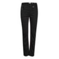 Röhrenjeans PULZ JEANS "Rhrenjeans PZEmma" Gr. 27, Länge 32, schwarz (schwarz denim), Damen, Jeans, Obermaterial: 43% Viskose LENZING ECOVERO CV LenzEcov. 33% Baumwolle CO. 17% Lyocell CLY. 5% Polyester PES. 2% Elasthan EL., unifarben, Jeans