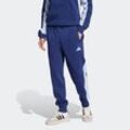 Sporthose ADIDAS SPORTSWEAR "M ESS CB PT", Herren, Gr. M, N-Gr, blau (dunkelblau), Obermaterial: 55% Baumwolle, 36% Polyester, 9% Viskose, sportlich, Hosen